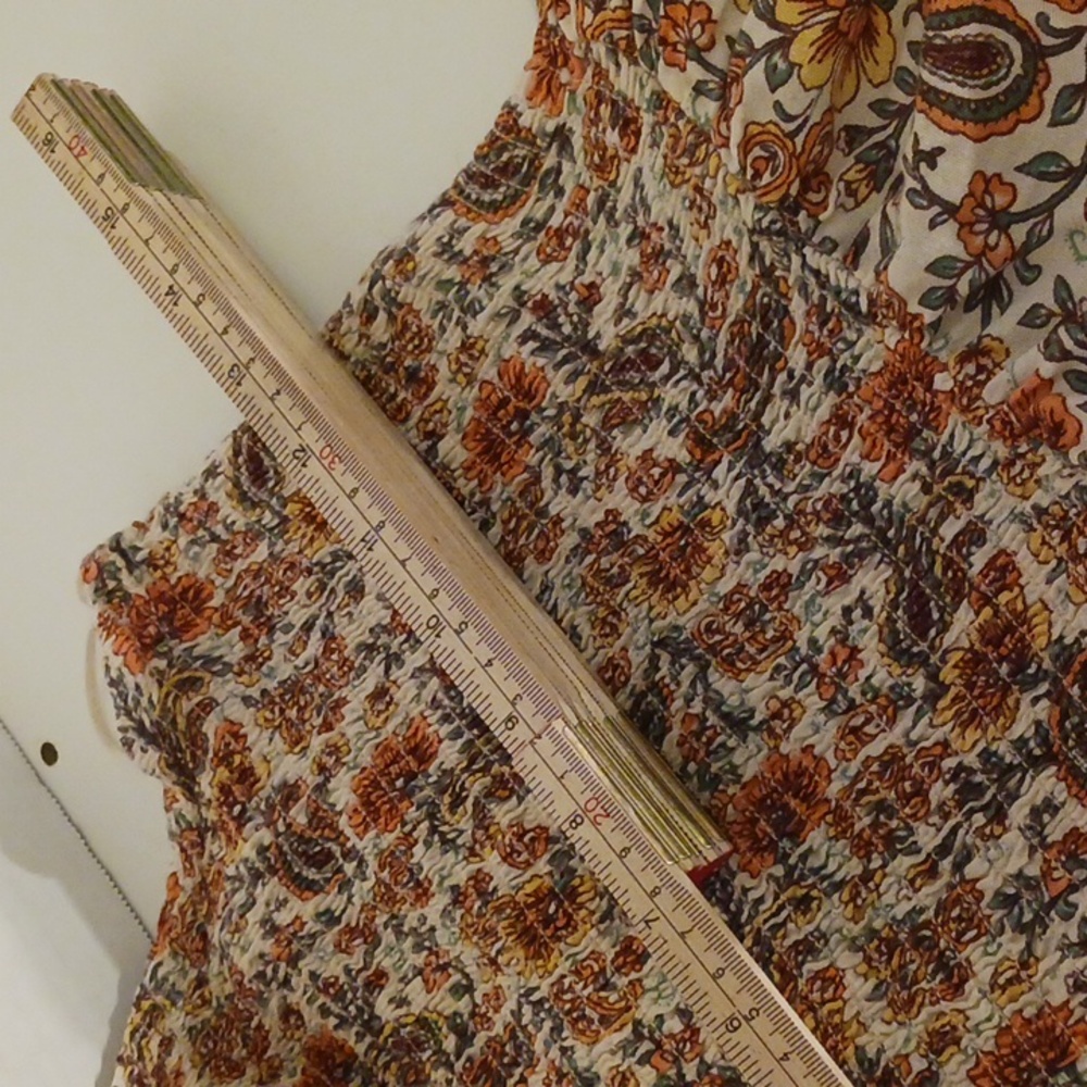 Floral Spaghetti-Strap Wide-Leg Jumpsuit in Rust Floral - Picture 5 of 14